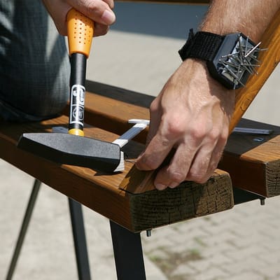 Magnetische Polsband Voor Schroeven – Verstelbare Wrist Strap Met Sterke Magneet 50×25 mm – Ideaal Voor Het Vasthouden Van Schroeven, Bouten En Moeren Tijdens Montagewerk Op Hoogte, Ladders Of Moeilijk Bereikbare Werkplekken [10765]