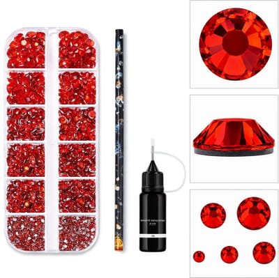 Goodbitz® - Rhinestones - 3-delig - Rhinestones steentjes - Strasssteentjes - Steentjes decoratief - Steentjes nagels - Plak diamantjes - Plaksteentjes