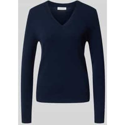 Gebreide pullover met V-hals