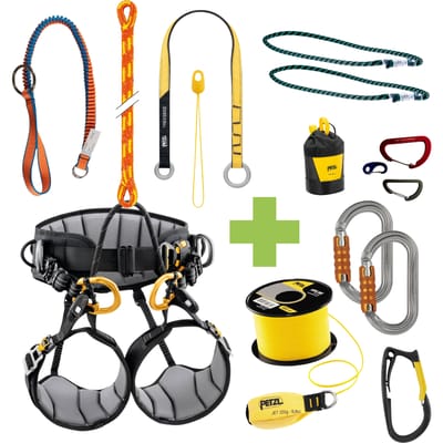 Petzl basis klimset 45 meter prusik