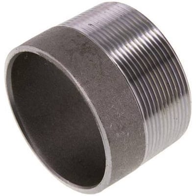 R 2 1/2'' Buitendraad x 76.1mm Stalen Pijpnippel met Las uiteinde 50 Bar DIN 2982 - 50mm - FL2S-MS-E-212R-76P1-50L