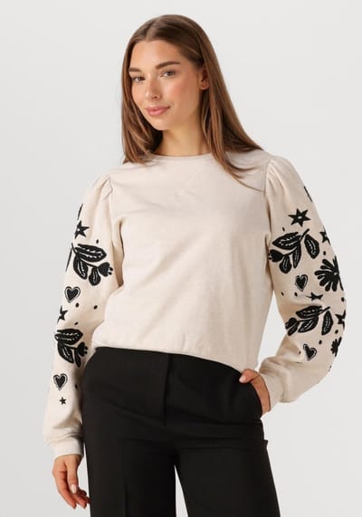 Fabienne Chapot Hanne Sweater Truien & vesten Dames - Sweater - Hoodie - Vest- Ecru - Maat XS