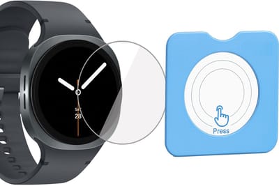 Screenprotector geschikt voor Samsung Galaxy Watch 8 44mm – Gehard Glas Screen Protector + Installatietool