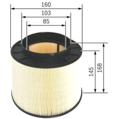 Luchtfilter BOSCH F 026 400 394