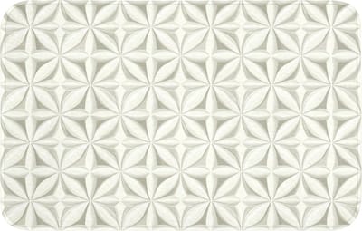 WC mat 80x50 cm - Antislip - Abstract - Structuur - Grijs - Wit - Toiletmat - Vloermat - Douchemat - Toilet tapijt - Toiletmatten