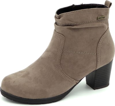 Jana Dames Enkellaars - 26371-324 Taupe - Wijdte H -Maat 37