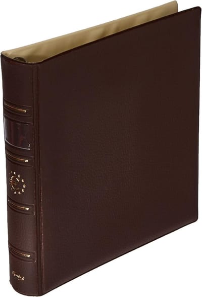 Munt Album - Verzamelalbum - Euro Munten - Speciaal Vak - 22 x 55 x 24 cm - Bordeaux