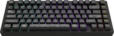Dark Project ALU Terra Nova R2 - Draadloos Mechanisch Gaming Toetsenbord ANSI - Zwart