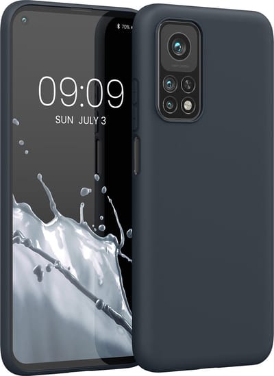 kwmobile telefoonhoesje geschikt voor Xiaomi Mi 10T / Mi 10T Pro - Hoesje voor smartphone - Back cover in bosbesblauw