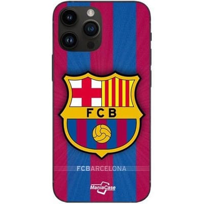 Coque de téléphone - FC Barcelona - Iphone 15 Pro - Souple - Silicone - Logo sportif