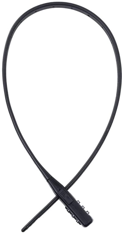 LK150 Combi Zip Multi-use Cycle Security Cable & Bike Lock Zwart One Size - Fietsveiligheid - Fietsbeveiliging