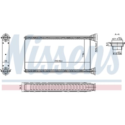 Waterverwarmer NISSENS 707288