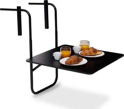 Balkontafel Hangend – Inklapbaar Balkonbar - Hangtafel Voor Aan Het Balkon – Hang tafel Balkon - Vouwtafel - Wandtafel – Terrasinrichting