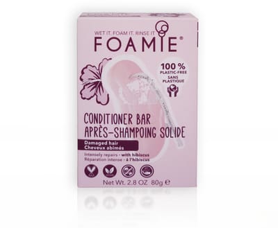 Foamie Hibiscus Conditioner Bar - 80 gram - voor beschadigd haar