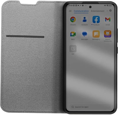 Bigben Connected, Hoesje geschikt voor Xiaomi 14T Pro - Folio met Kaarthouder & Videostandaard, Zwart