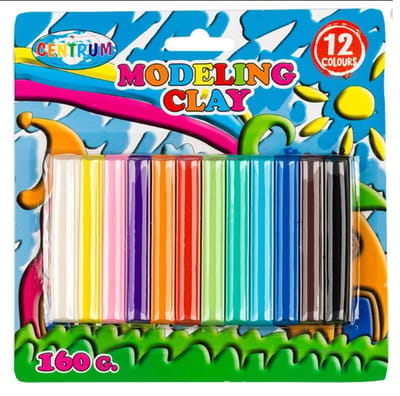 Speelklei 12 verschillende kleuren - klei speelset -