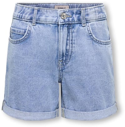 ONLY KIDS - KOGVEGA REG MOM SHORTS DNM BJBOX NOOS Meisjes Broek - Maat 140