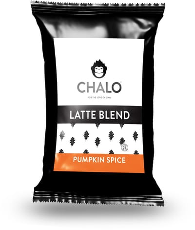 CHALO Pumpkin Spice Chai Premix 300gr navulzak - Vegan - natuurlijk - puur of heerlijk bij koffie of bij thee