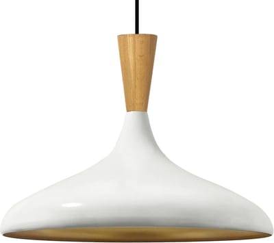 Bamyum Champion Træ Hanger, 35 cm Hanglamp Metaal E27 , Scandinavische Wit Hanglamp