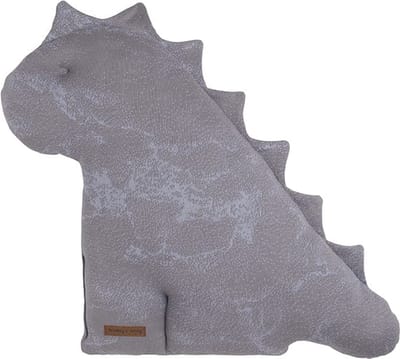 Baby's Only knuffel dinosaurus Marble - Knuffeldier - Baby knuffel - Decoratie kussen - Cool Grey/Lila - 40 cm - Baby cadeau