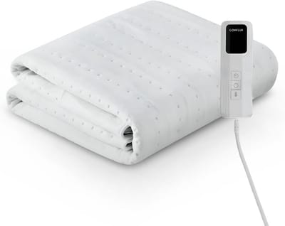 Elektrische Deken Met Automatische Uitschakeling - Warmtedeken 190 x 80 cm - 9 Temperatuurniveaus - Extra Groot Verwarmd Oppervlak