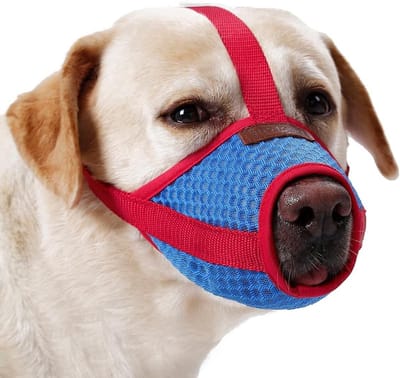 Allecto Plus - Ademende hondenmuilkorf voor grote honden | Anti-bijten, blaffen en kauwen | Zacht en comfortabel | Geschikt voor kleine, middelgrote en grote honden