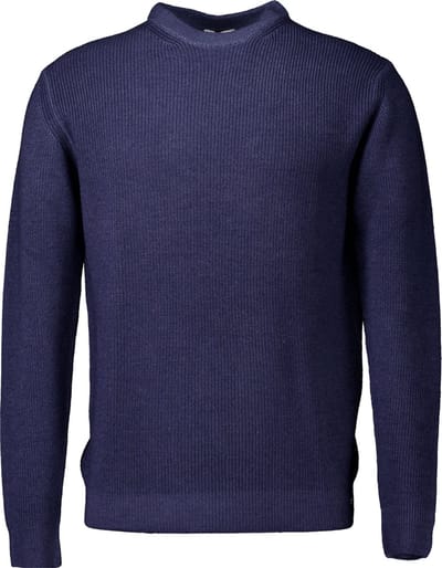 Gentiluomo - Trui Blauw Gentiluomo Round Ls Trui Blauw K1082-248