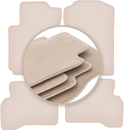 PREMIUM beige matten voor: Suzuki Grand Vitara II 3-deurs 2005-2014