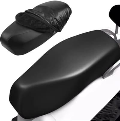 Universele motor- en scooterzadelhoes - waterdicht, krasbestendig en antislip zwart leer