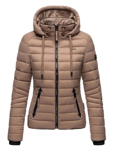 Navahoo Dames Gewatteerde Jas Lulana – Licht, Trendy & Afneembare Capuchon
