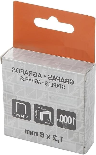 Nietjes Type U - Bevestigingsklemmen - Binding en Montage - Verzinkt Staal - 1000 Stuks - Zilver