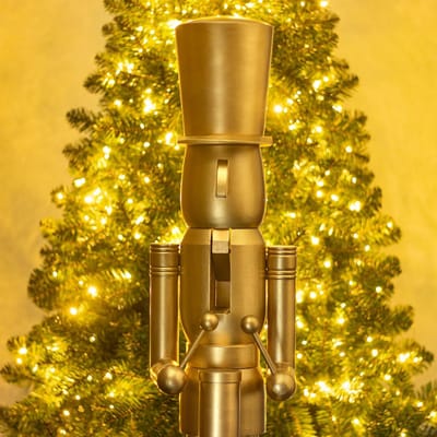 Grote XXL Houten Kerstmis Notenkraker Beeld – 120 cm Hoog