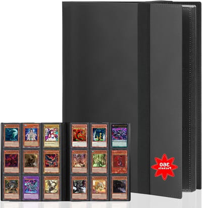Professioneel Pokémon Kaarten Album met 360 Compartimenten - Waterdicht Verzamelalbum voor TCG/CCG Kaarten, Perfect Cadeau voor Kinderen en Verzamelaars