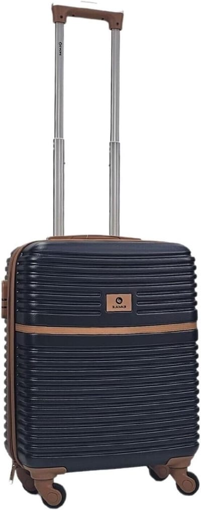 Reiskoffer - Handbagage Koffer - Vliegen - ABS Hard Shell - 55 x 40 x 20 cm - Navy Blauw