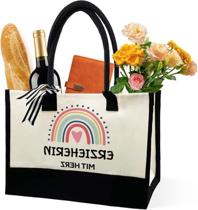 Leuke jute tas voor mannen en vrouwen - perfect als cadeau voor elke gelegenheid, duurzaam en stijlvol