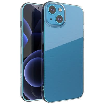 Coverzs telefoonhoesje geschikt voor iPhone 14 Plus TPU hoesje (transparant) - optimale bescherming - siliconen hoesje - transparant