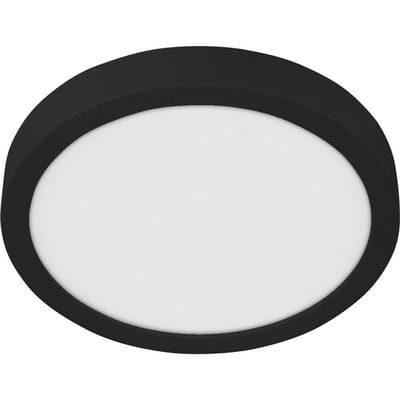 EGLO LED plafondlamp Fueva 5 IP44 4000K zwart Ø28,5cm