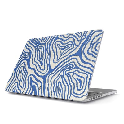 Burga Hardshell Cover voor de Apple MacBook Air 13 inch (2022 / 2024 M3 / 2025 M4 / 2026 M5) - Seven Seas