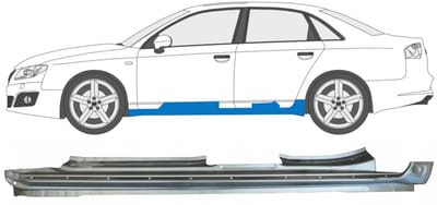 Reparatie dorpel voor Seat Exeo 2008-2013 / Links