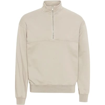 Sweatshirt 1/4 rits Colorful Standard Organic ivory white