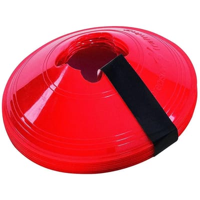 Precision - Trainingshoedjes - 20 centimeter - Rood - 10 Stuks