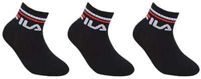 Kindersokken Fila Quarter 3-pack Zwart - 32