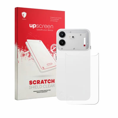 upscreen - Screenprotector voor Nothing Phone (4b) (Achterkant) - Folie Beschermfolie transparant