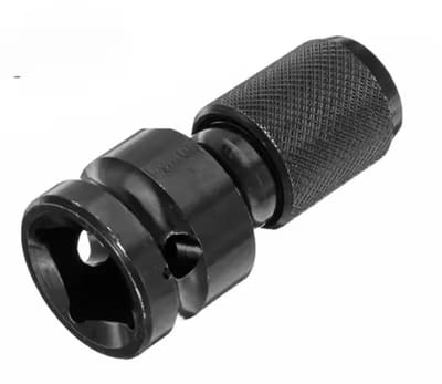 Quick Release 1/2-Inch Square Drive to 1/4-Inch Hex Female Socket Adapter Converter Chuck Adaptor for Impact and Ratchet Wrench