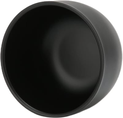 Scheerkom - Scheerschuim Beker - Gezichtsverzorging - Anti-slip Basis - 10 cm - Zwart