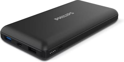 PHILIPS - Powerbank 20000mAh - DLP8720N/03 - 2 USB-A Poorten - LED-Indicatoren - Zwart