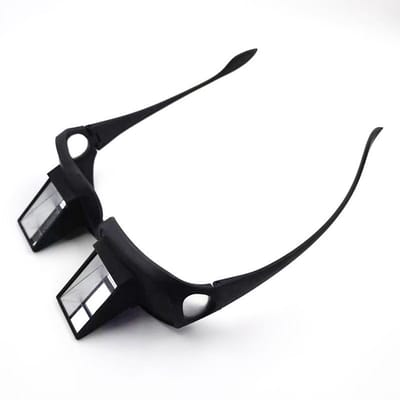 Prismbril - Lazy Glasses - prisma bril - luie leesbril - prismabril hoek van 90 graden om te lezen - Horizontale Lig Leesbril voor In Bed - lig bril - Geschikt Voor liggend lezen en tv kijken/mobiele telefoon