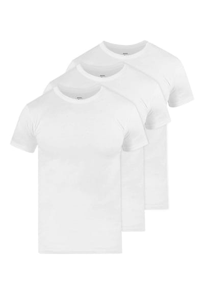 SNOCKS T-shirt met ronde hals â€“ Extra Lang â€“ Heren â€“ Comfortabel & Ademend â€“ 1 Stuk