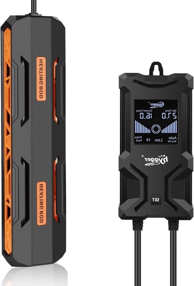 Krachtige 600W Onderwater Aquarium Verwarming met Slimme LCD Display en Automatische Uitschakeling voor Zoet- en Zoutwater Tanks van 250-511 L