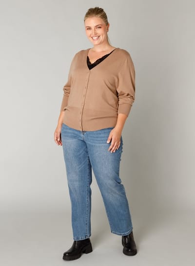 YEST CURVE Frieda Cover ups - Cashew Brown - maat 1(48)